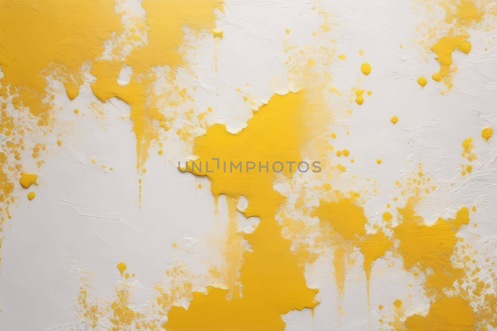White and yellow textured wall background painted. by Annu1tochka