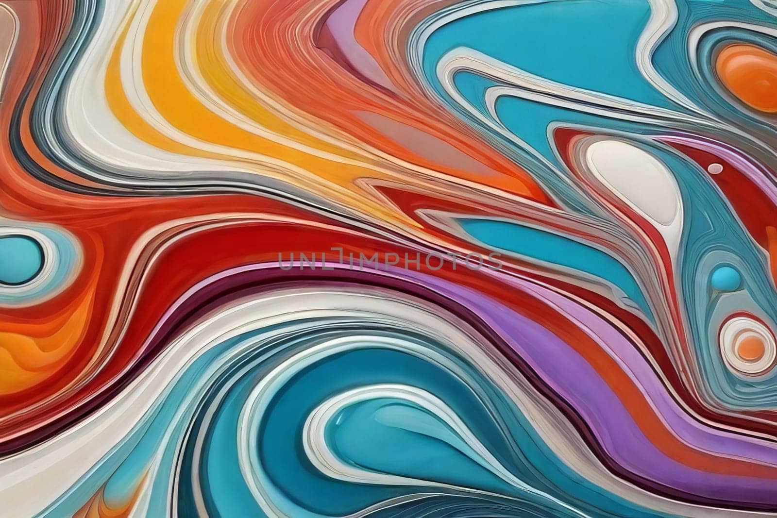 Exquisite Acrylic Flow Artwork: Mesmerizing Abstract Banner Design by Annu1tochka