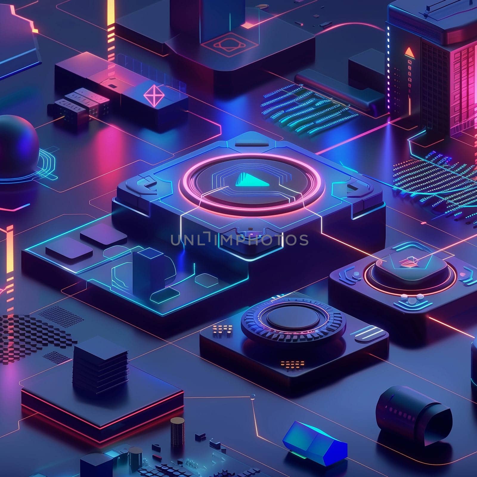 Communication wi-fi and 5g connection 3d elements. 3d Background. High quality illustration