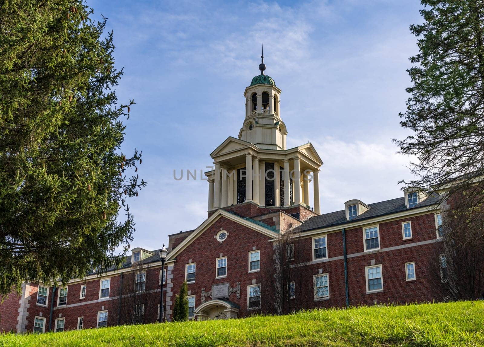 Historic Stuyvesant Hall used as a residential building at Ohio Wesleyan University in Delaware, OH