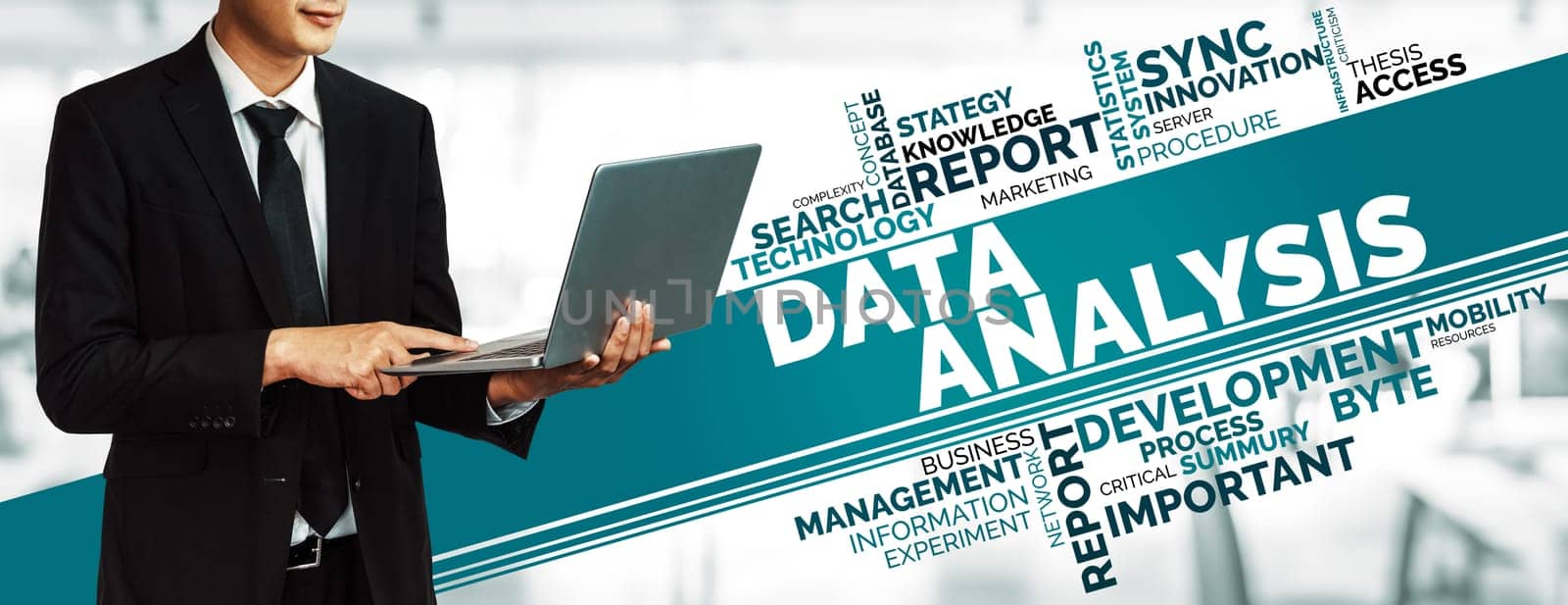 Data Analysis for Business and Finance Concept. interface showing future computer technology of profit analytic, online marketing research and information report for digital business strategy. uds