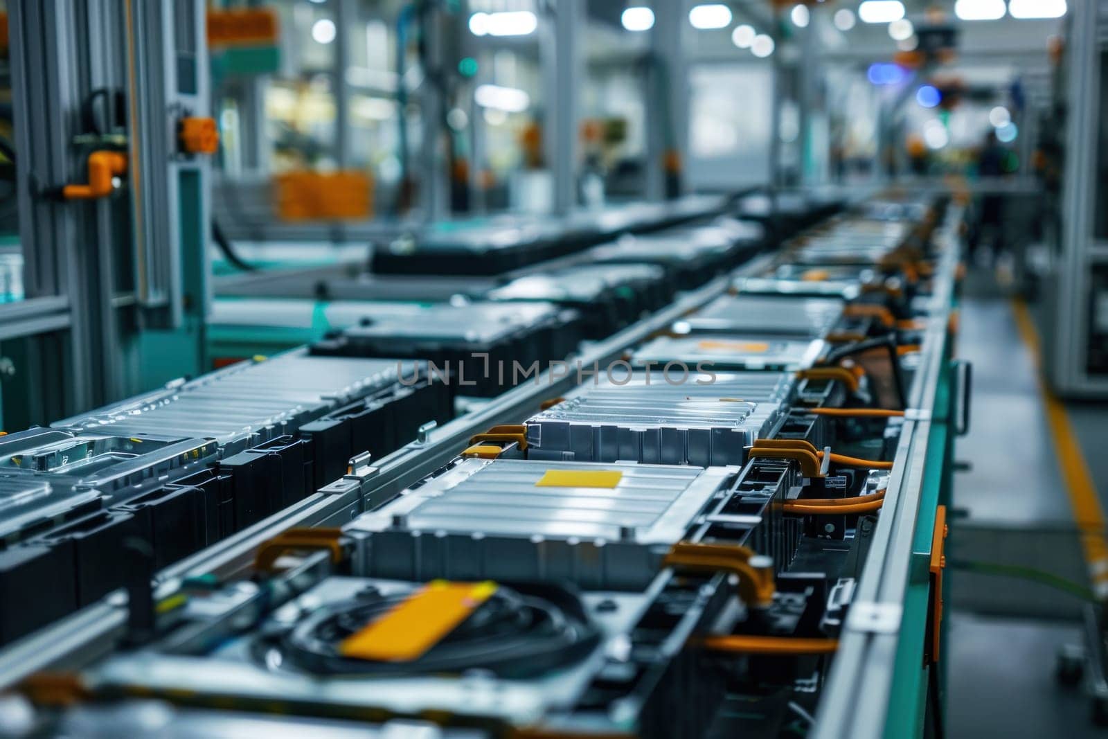 Mass production assembly line of electric vehicle battery cells by golfmerrymaker
