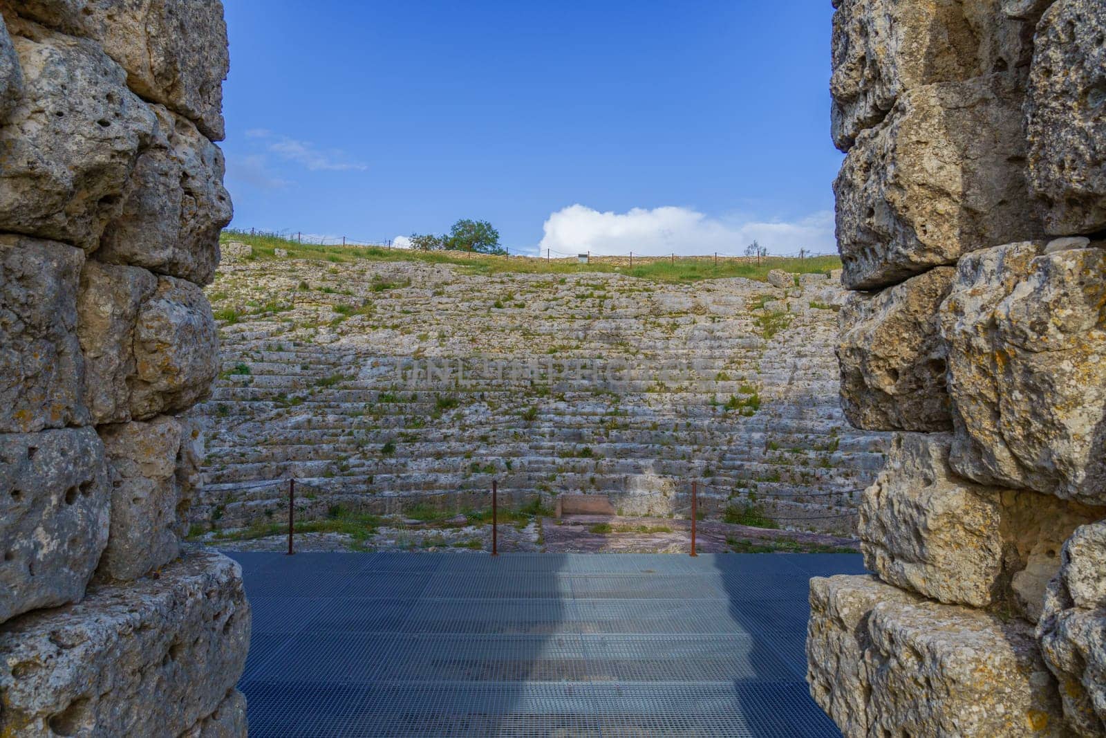 Roman theater of Acinipo, ruins located near the city of Ronda (Malaga, Spain) by joseantona