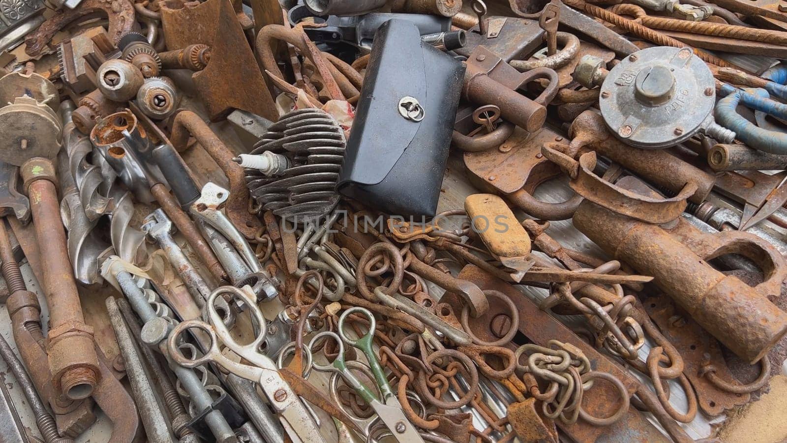 A flea market of old rusty things and tools. by DovidPro