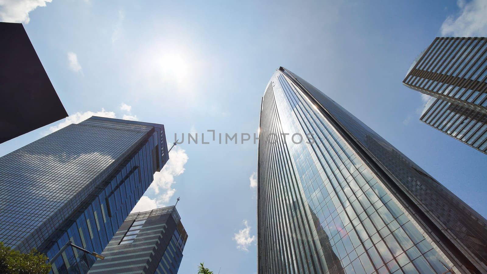 The streets of the skyscrapers of Jakarta, the capital of Indonesia