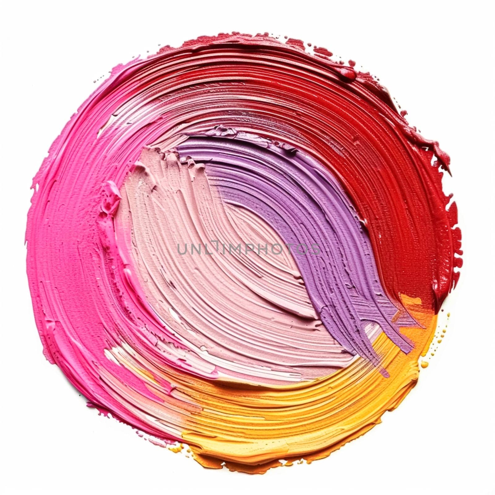 Beauty product and cosmetics texture as circle shape design, makeup blush eyeshadow powder as abstract luxury cosmetic background art