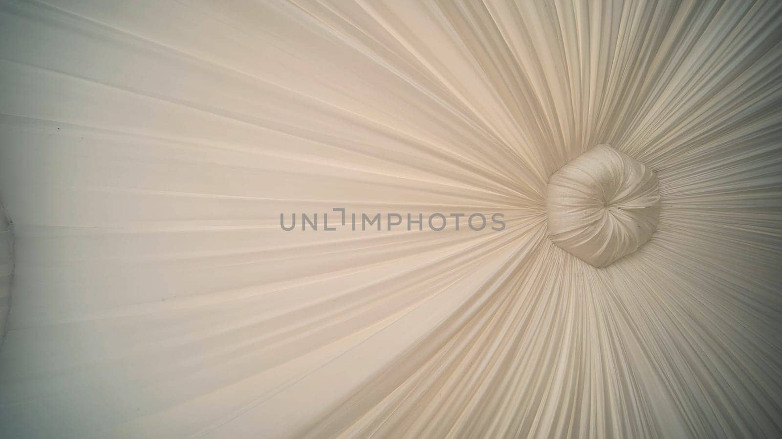 Ceiling of a wedding tent at a wedding celebration. by DovidPro