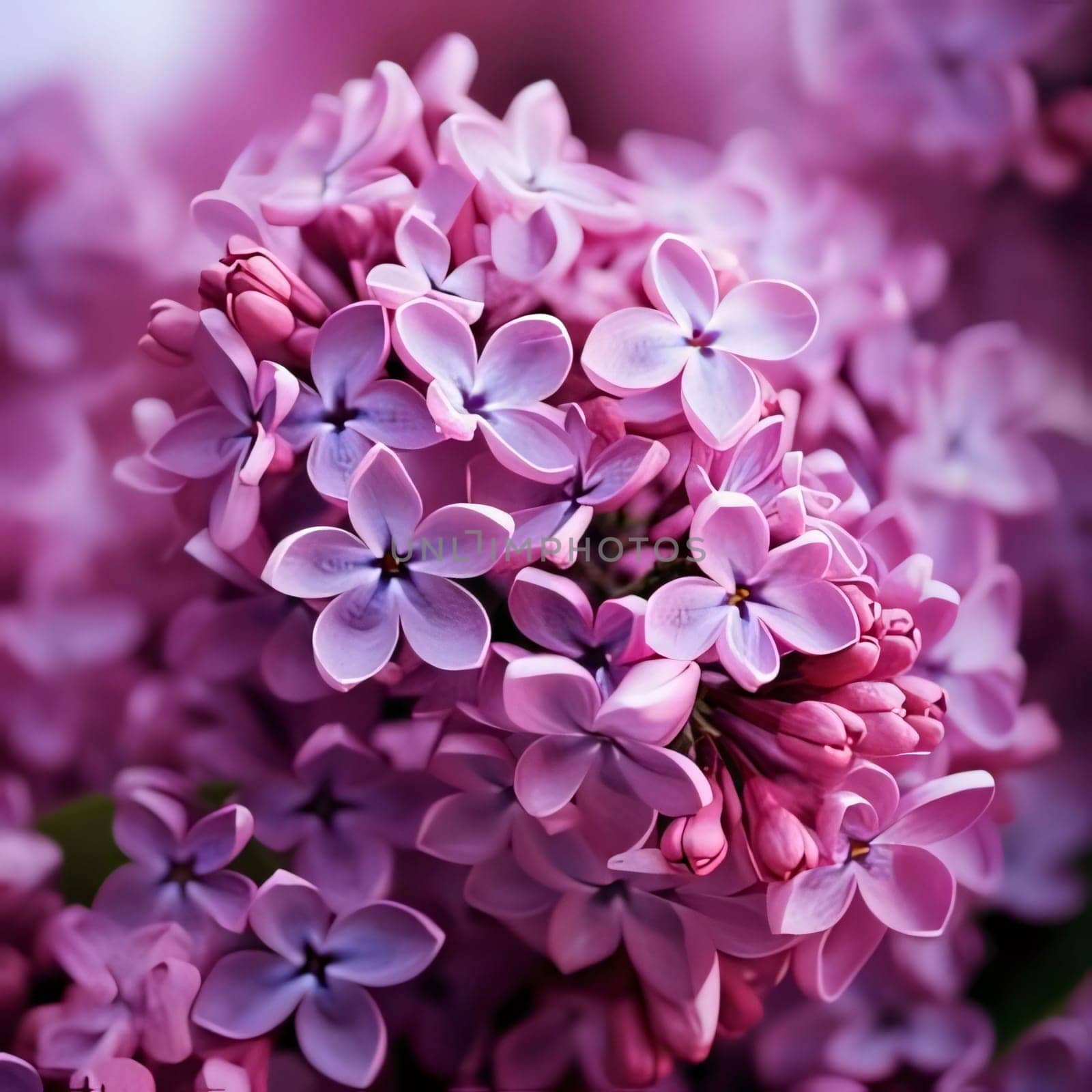 Pink hydrangeas, smudged background, bouquet of flowers. Flowering flowers, a symbol of spring, new life. A joyful time of nature waking up to life.