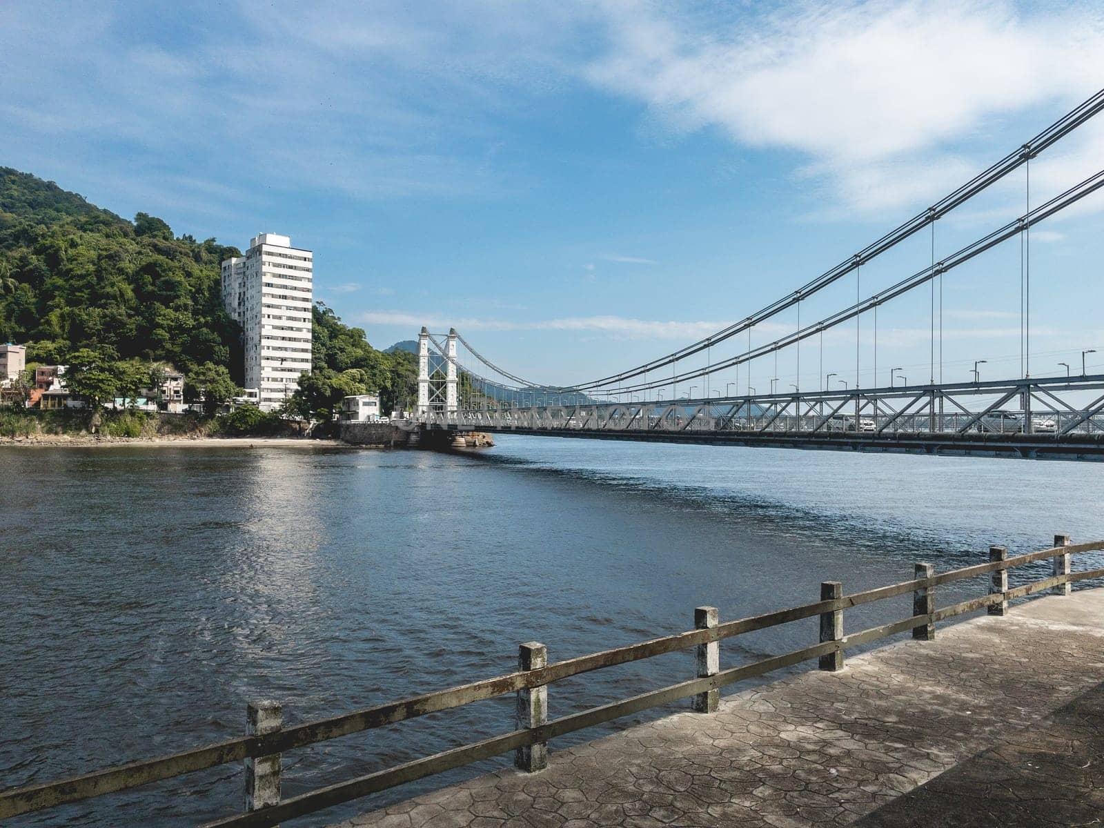 Ponte Pênsil, Bridge in São Vicente, Brazil by SV1991