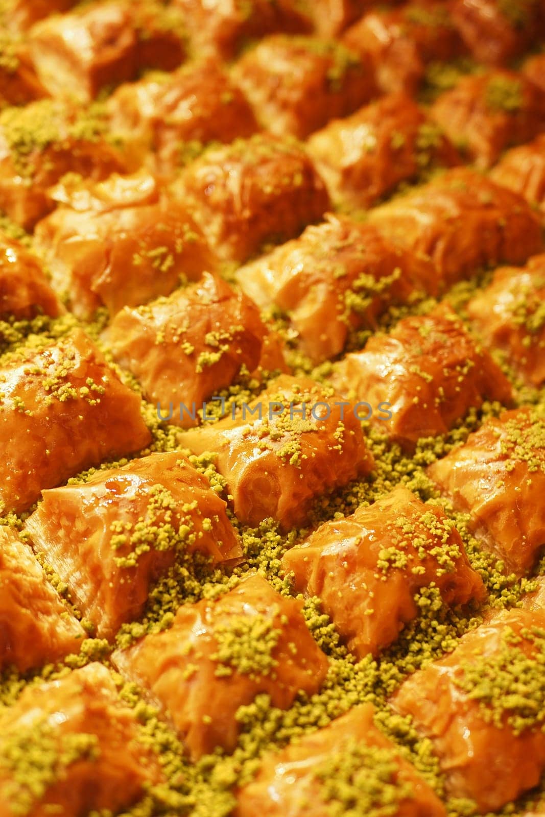 turkish dessert baklava selling at shop by towfiq007