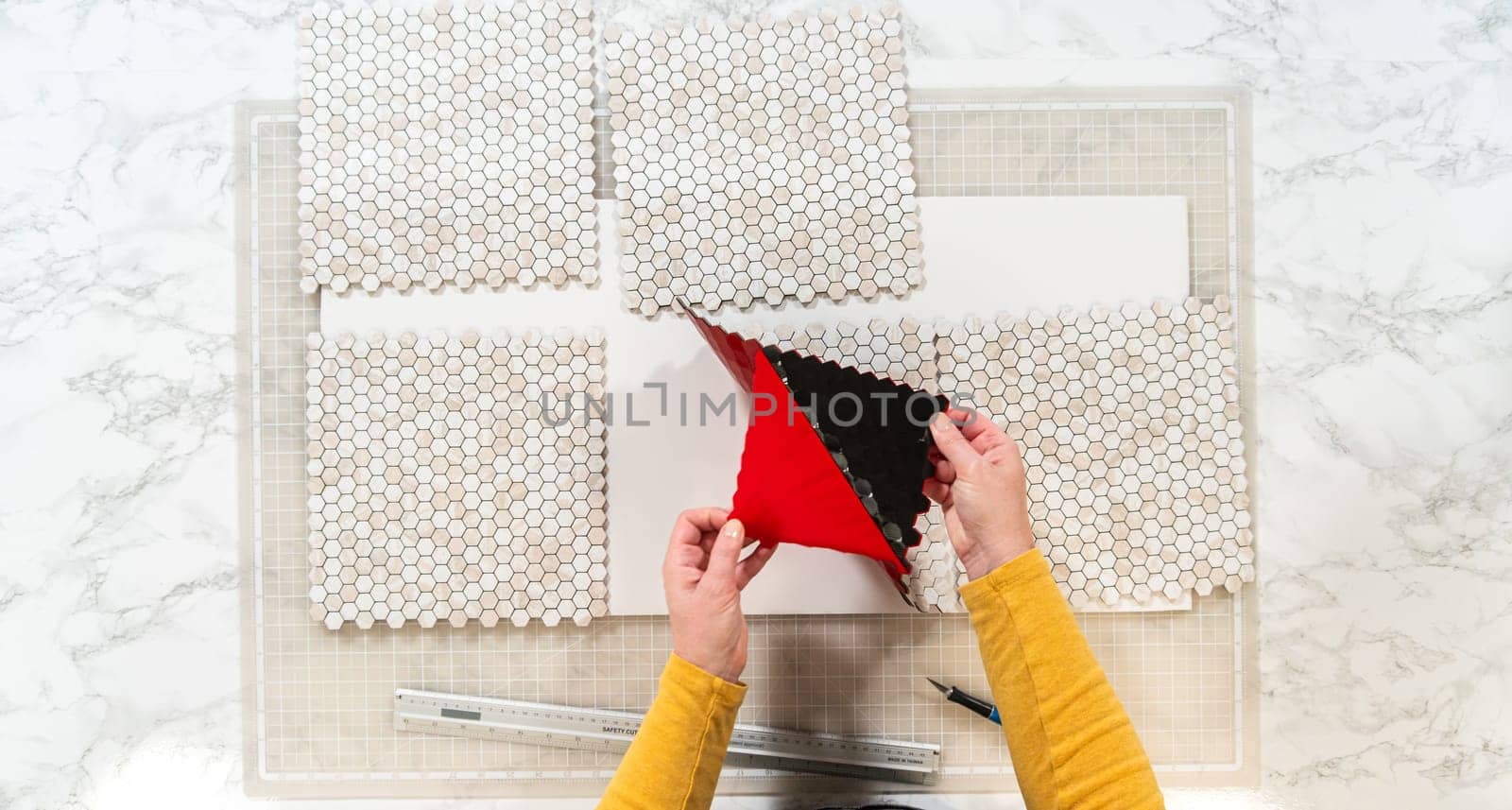 Creating a Stylish Backsplash with Peel and Stick Tiles by arinahabich