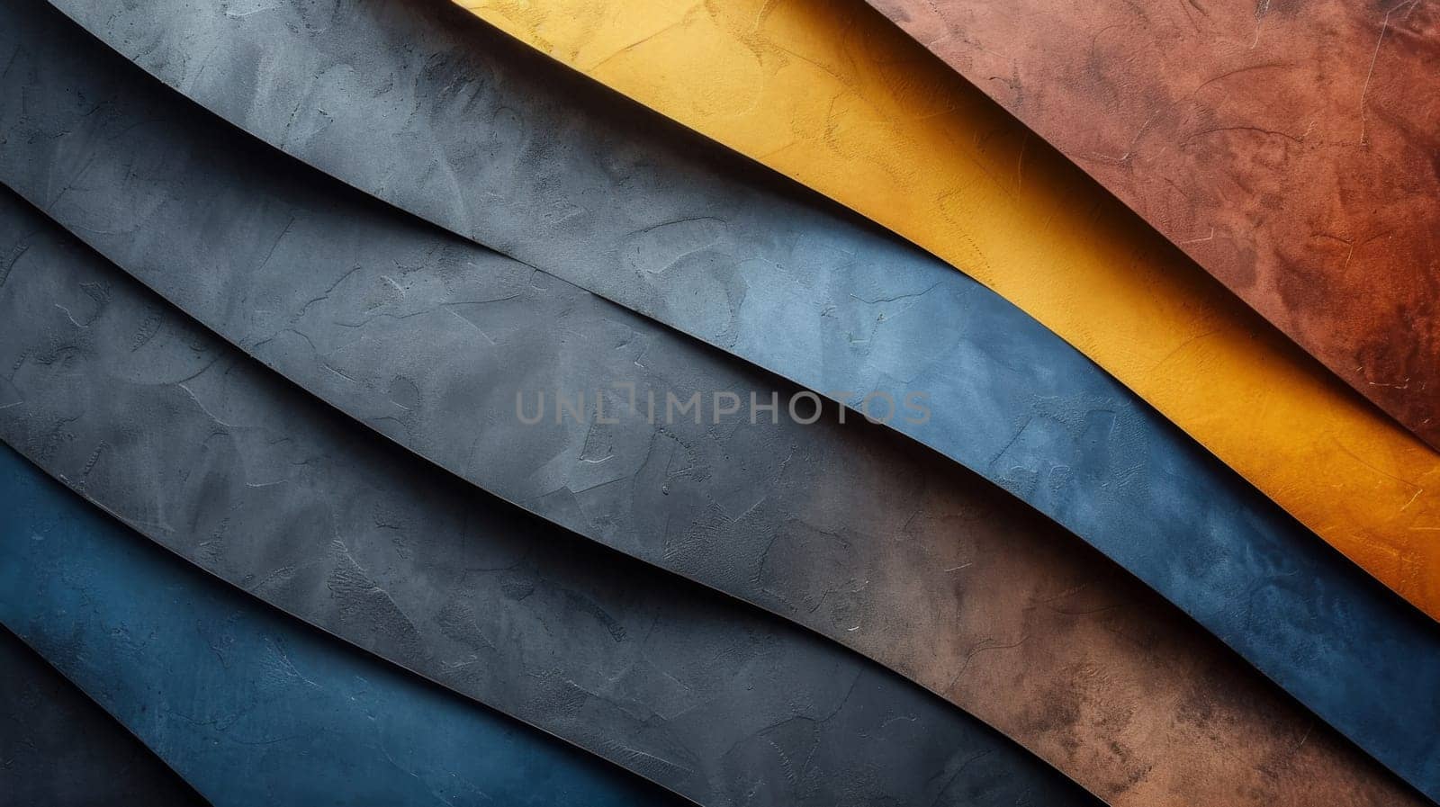 A close up of a colorful pattern made from different colored paper
