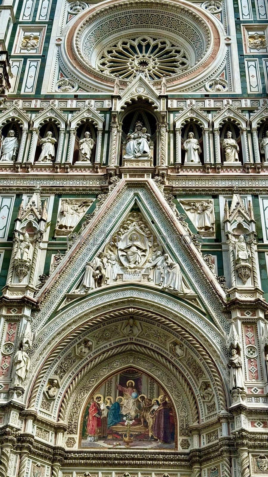 Cathedral of Santa Maria del Fiore in Florence, Cathedral of Saint Mary with a flower. High quality photo