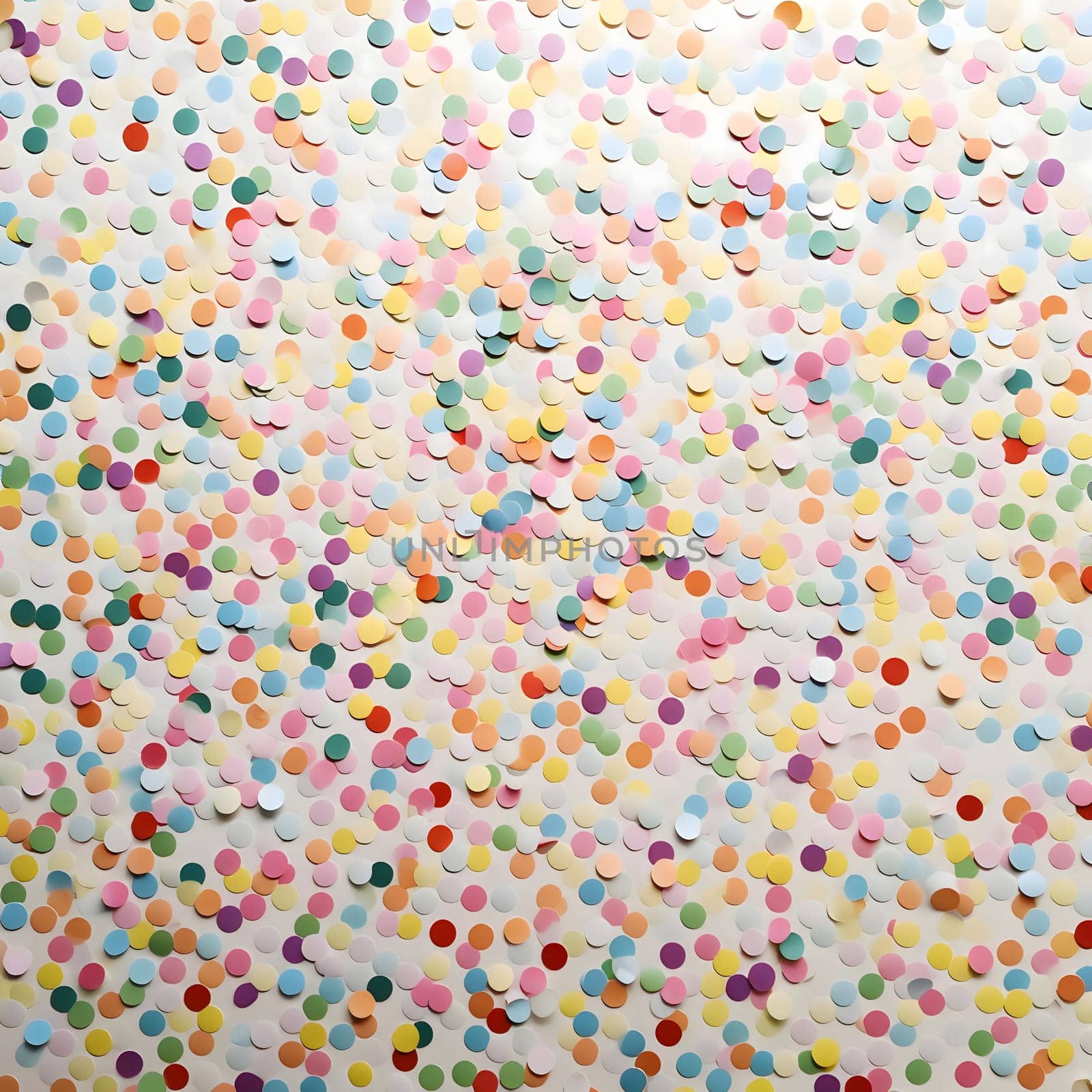 Tiny, colorful confetti. New Year's party and celebrations. A time of celebration and resolutions.