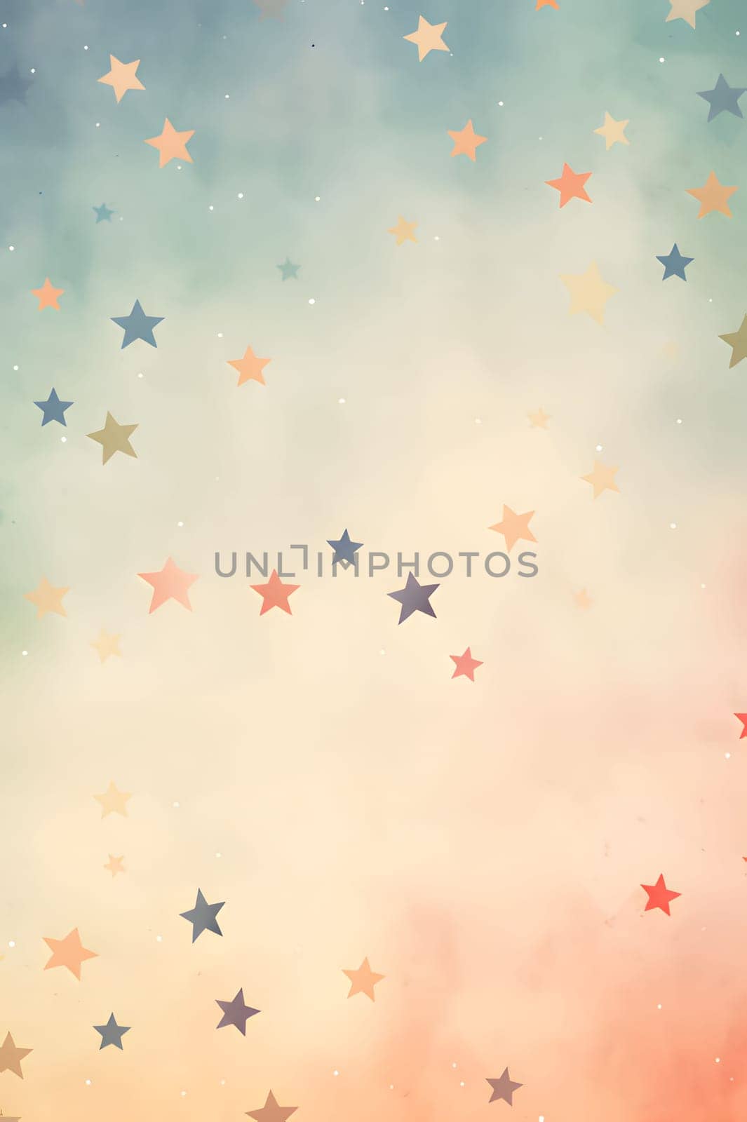 Elegant and modern. Colorful stars as abstract background, wallpaper, banner, texture design with pattern - vector. Light colors.