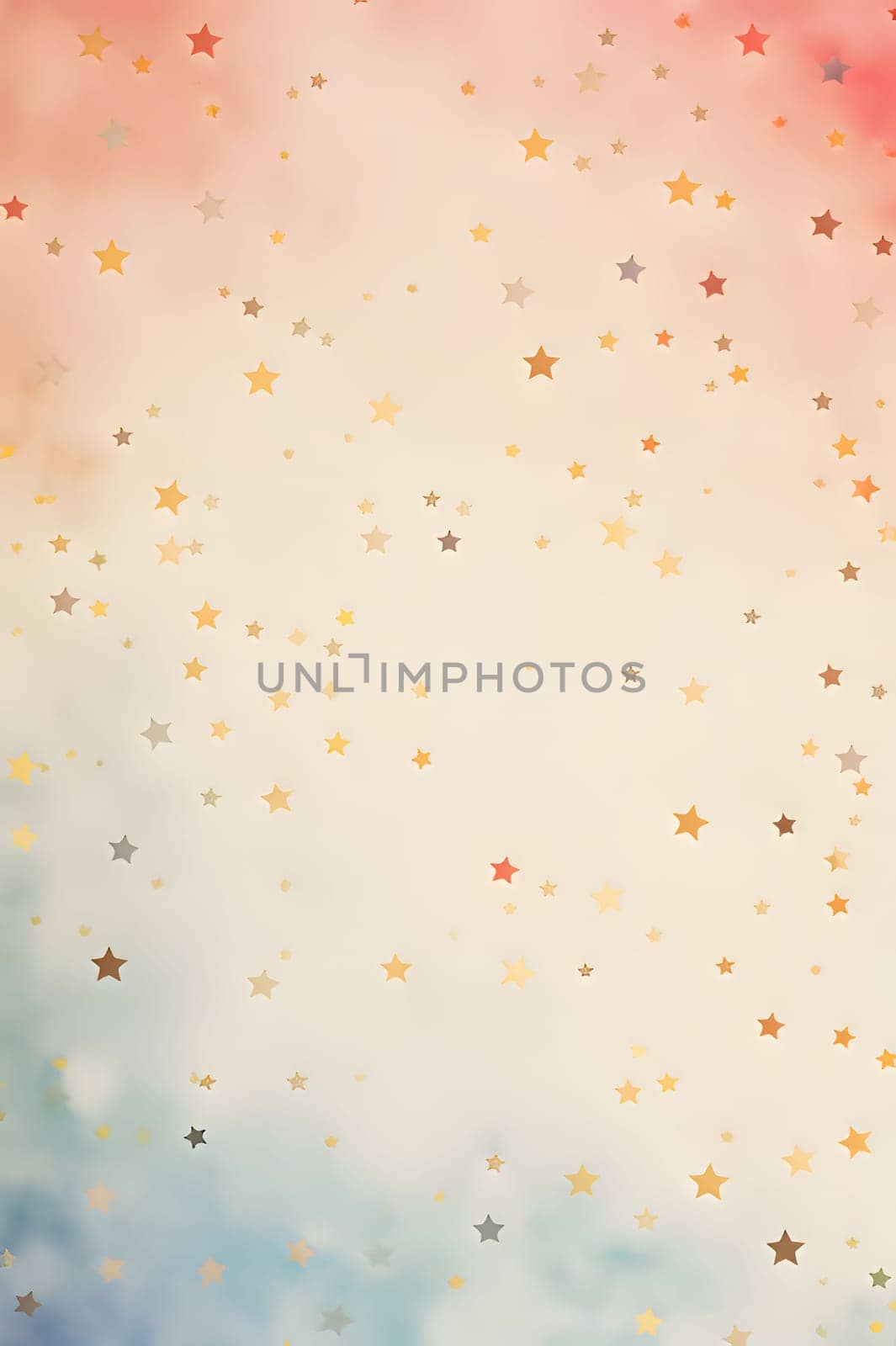 Colorful stars as abstract background, wallpaper, banner, texture design with pattern - vector. Light colors. by ThemesS