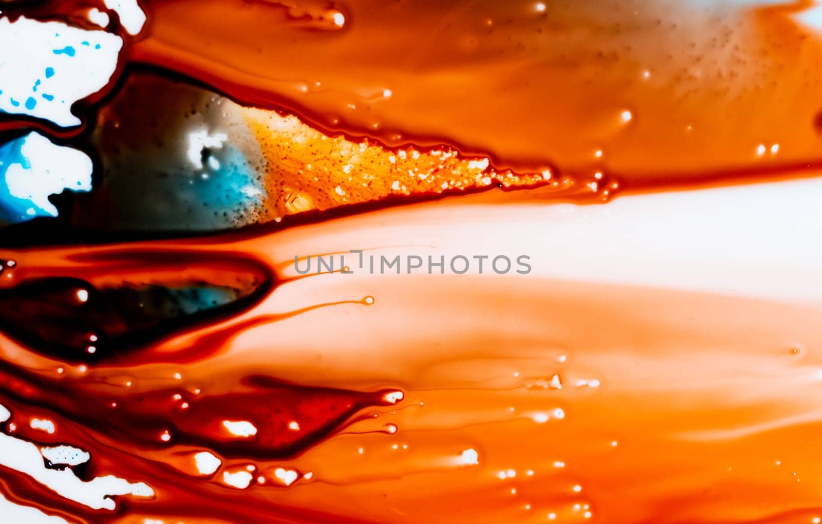 Abstract paint background. Beautiful abstraction of liquid paints by jackreznor