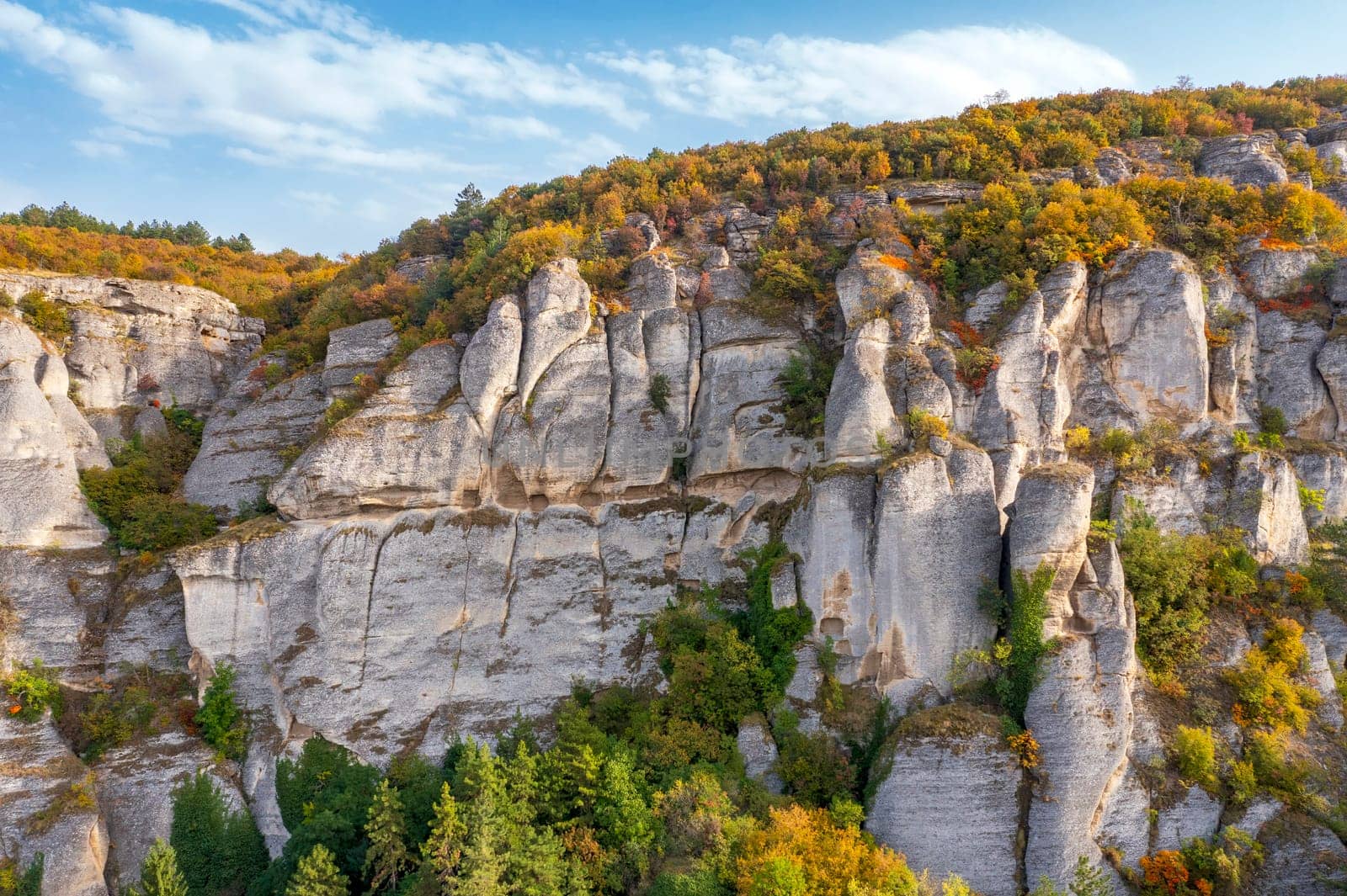 Amazing cliffs in National Historical and Archaeological Reserve Madara. near Shumen, Bulgaria. by EdVal