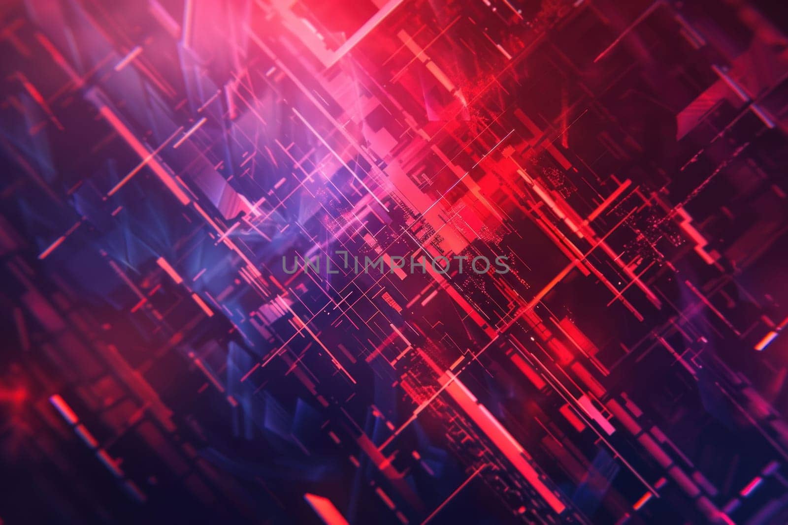 Abstract digital art futuristic technology background.