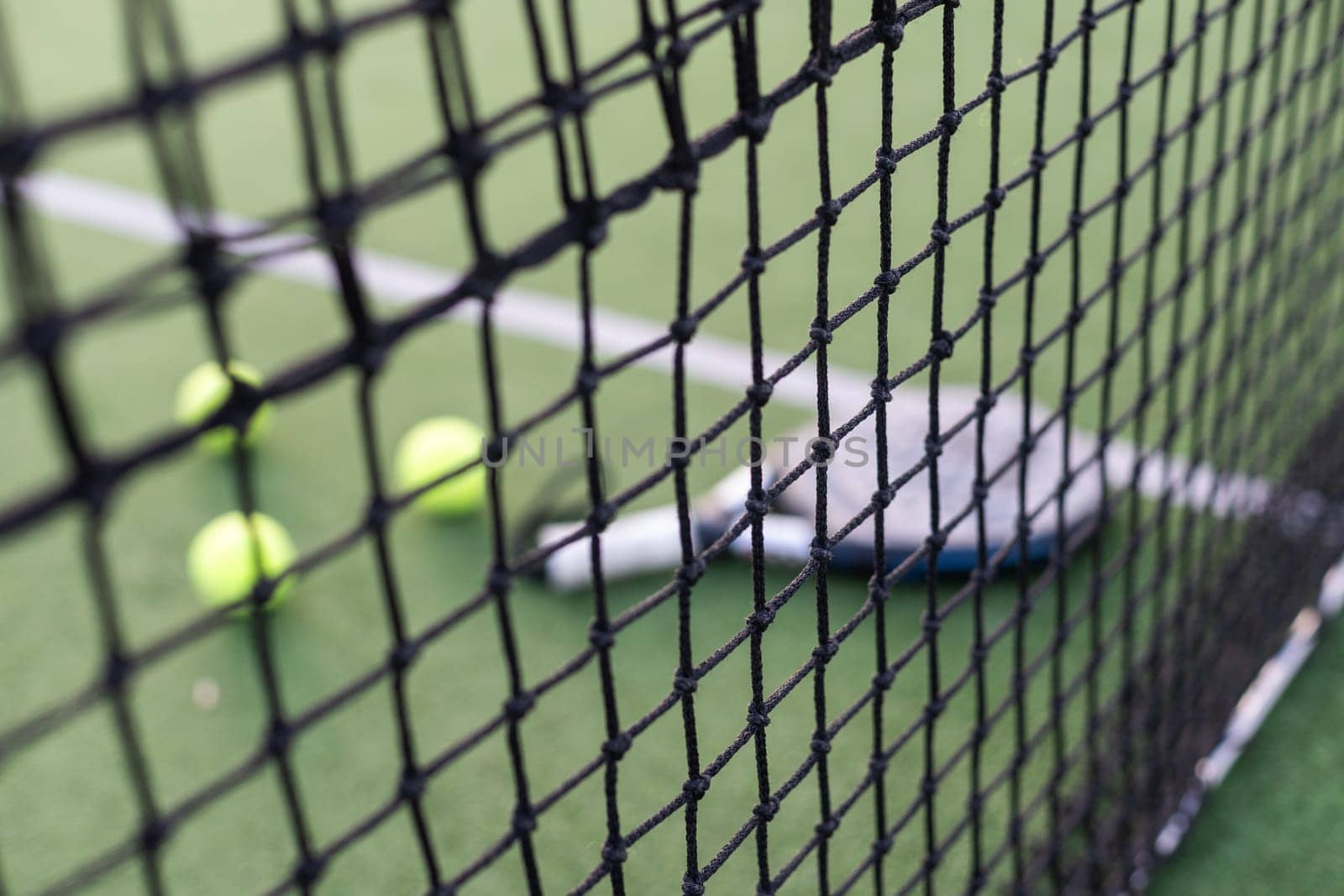 Set of sport equipment on green grass. High quality photo
