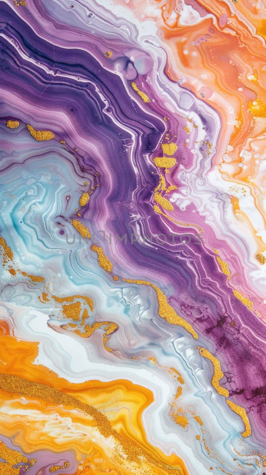 marble pattern background color purple orange yellow blue and white luxury
