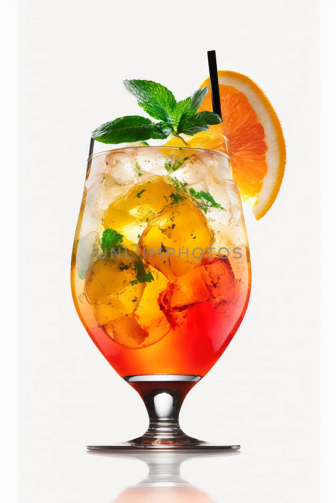 Cocktail isolate on white background. by yanadjana