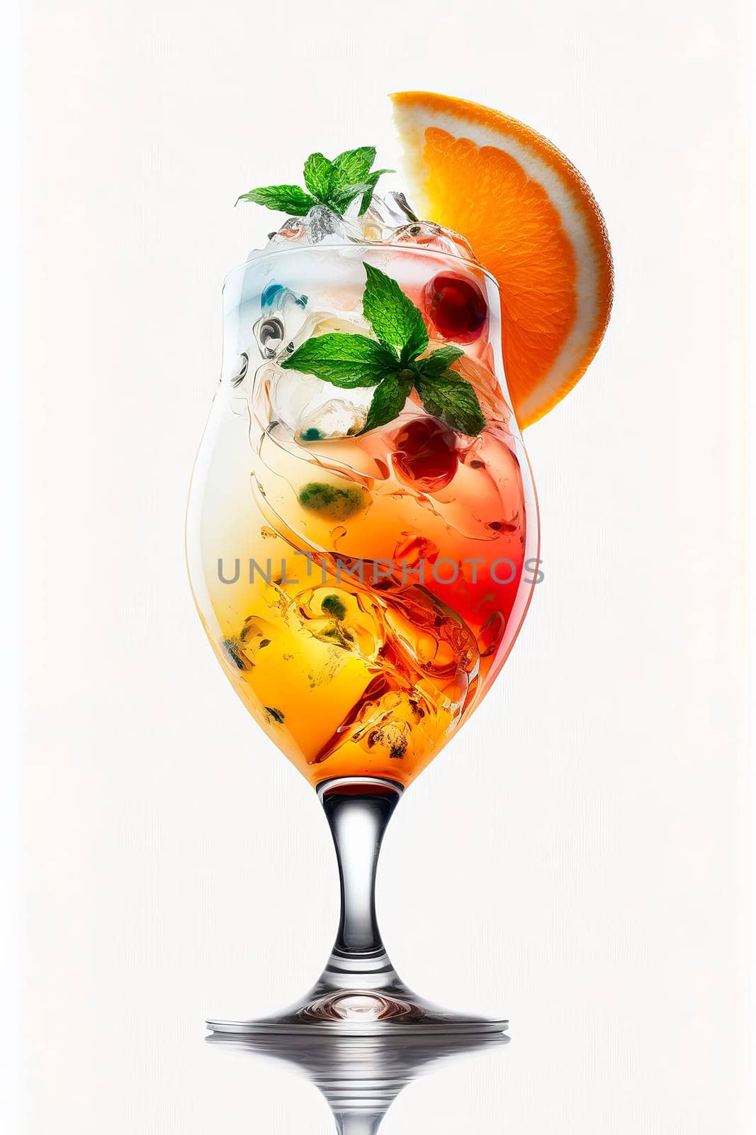 Cocktail isolate on white background. by yanadjana