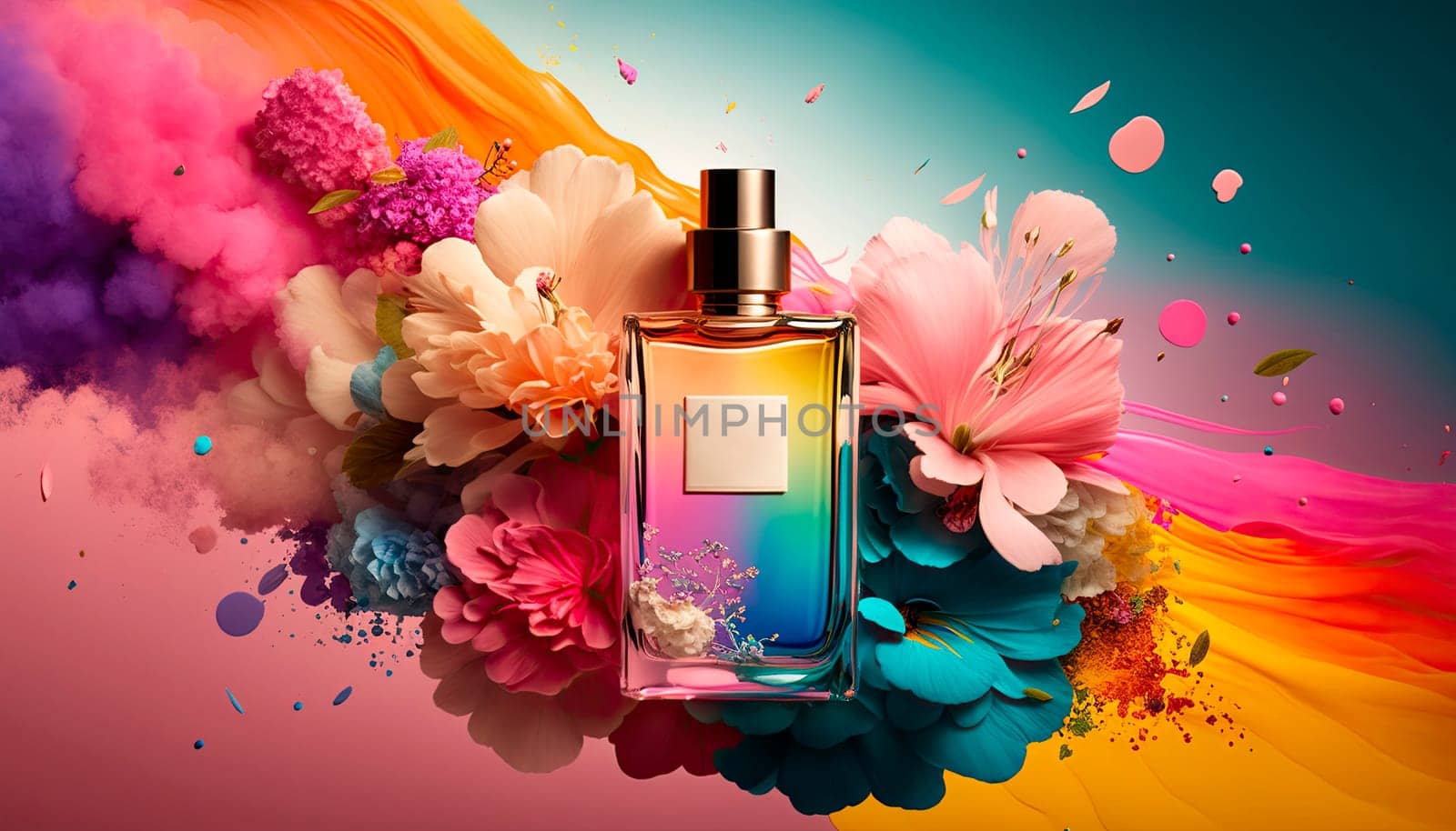 Perfume with floral aroma burst. by yanadjana