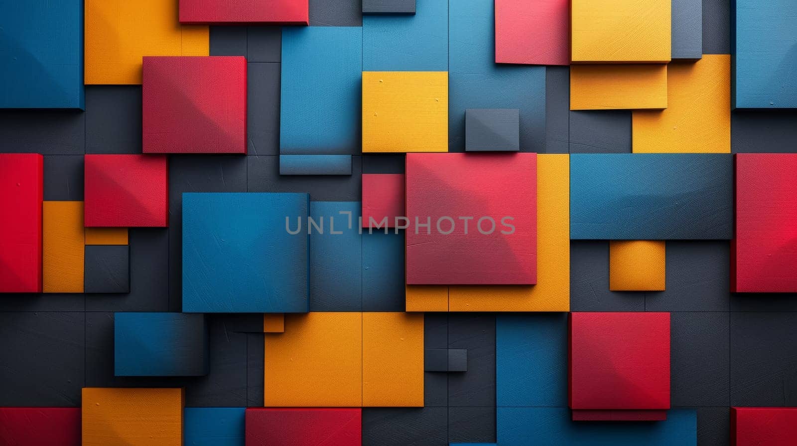 A colorful abstract background with squares and rectangles