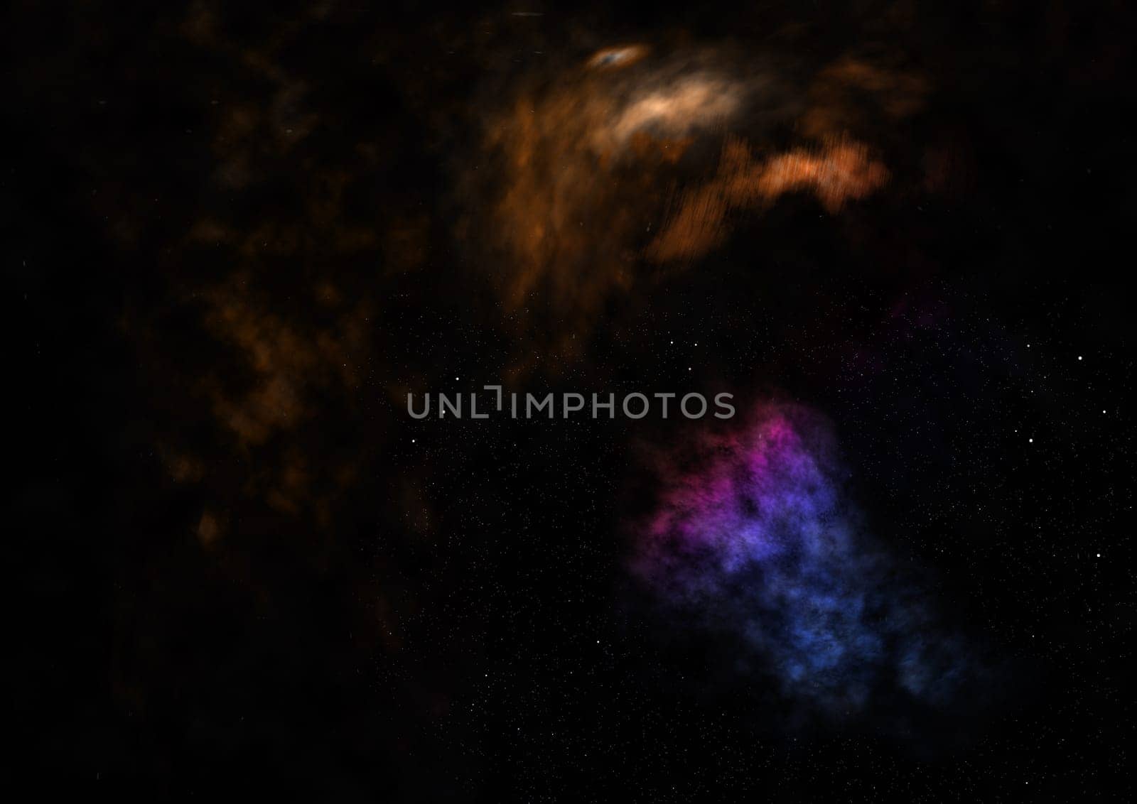 Star field in space a nebulae and a gas congestion. Elements of this image furnished by NASA . 3D rendering