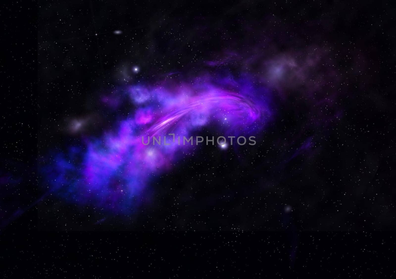 Star field in space a nebulae and a gas congestion. Elements of this image furnished by NASA . 3D rendering