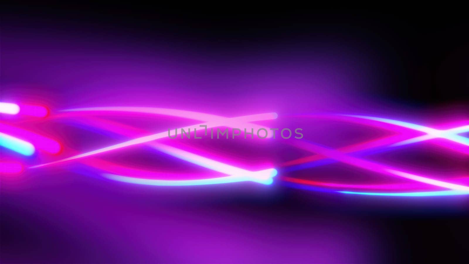 Unfocussed glowing wavy lines and bokeh lights by nolimit046