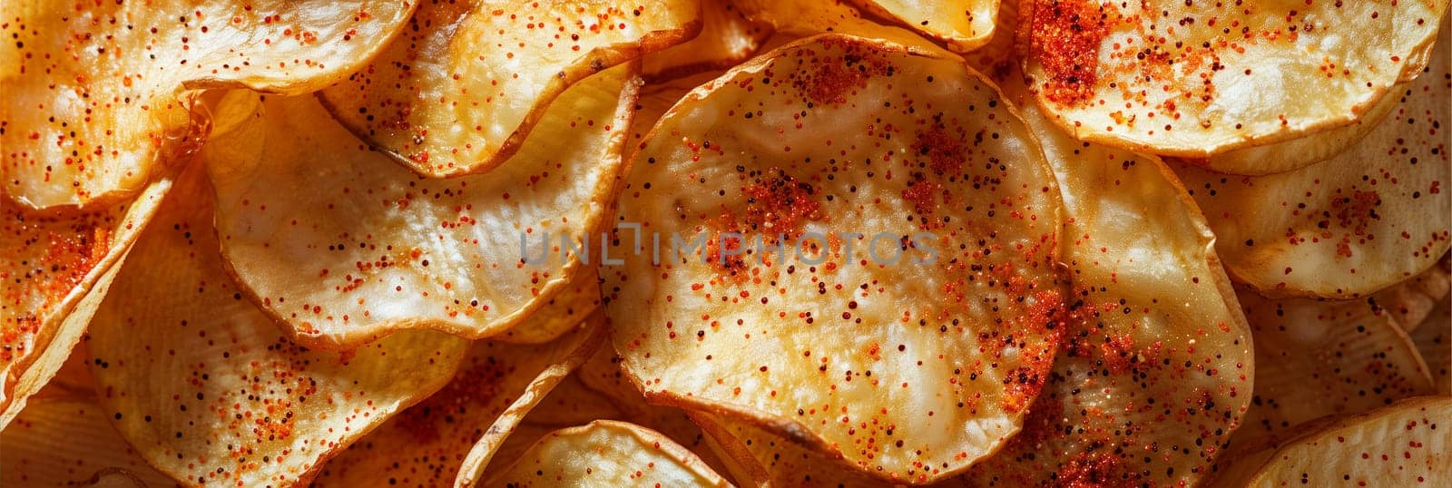 Close Up of a Pile of Potato Chips by Sd28DimoN_1976
