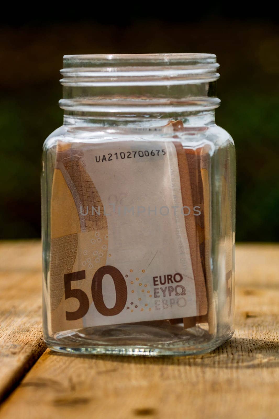 EURO money banknotes, detail photo of EUR by vladispas