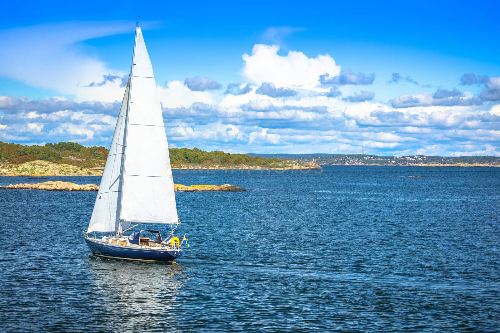 Gothenburg archipelago islands sailboat sailing view by xbrchx