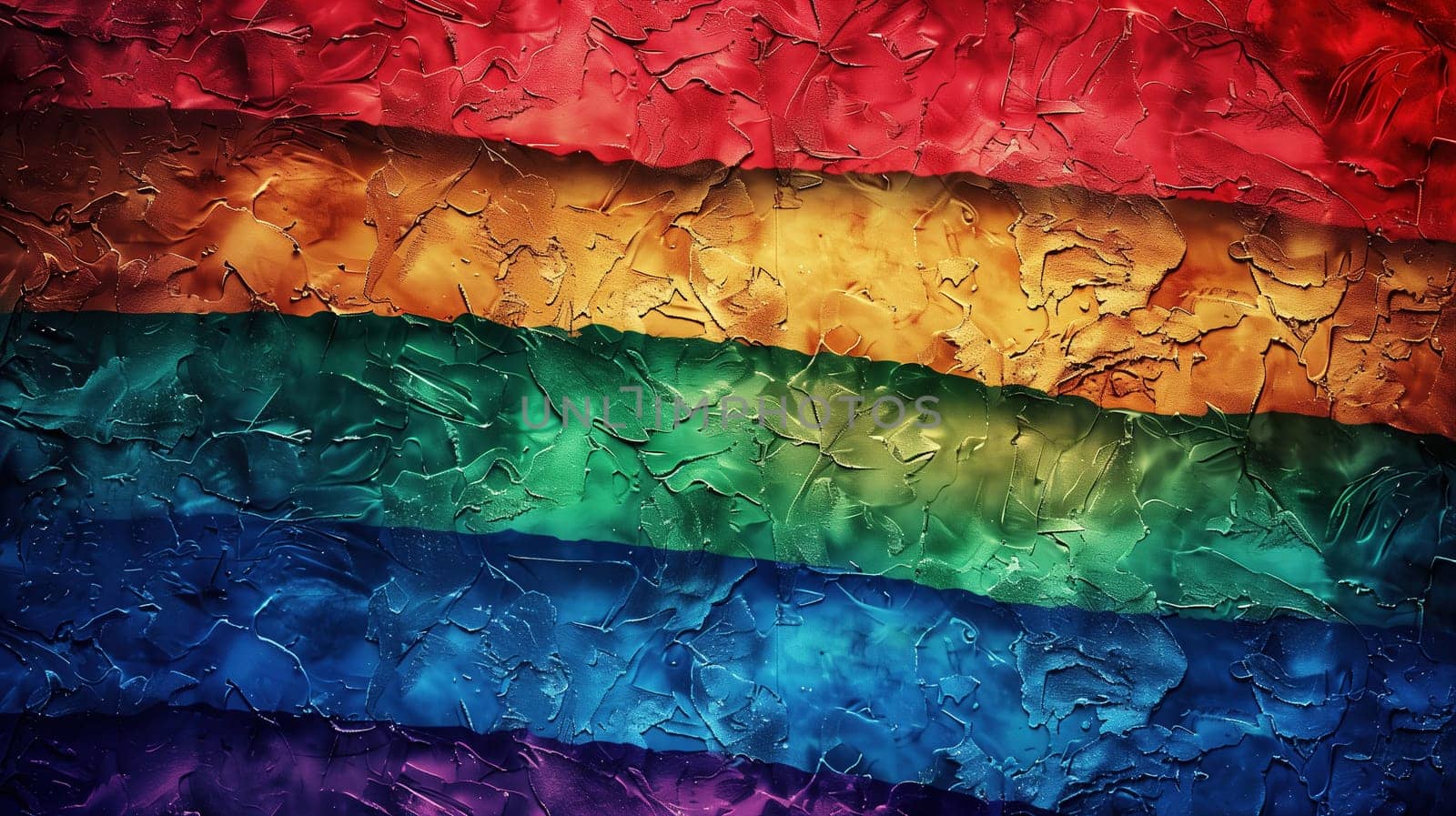 Vibrant LGBT Pride Flag Colors Representing Inclusivity and Diversity by TRMK