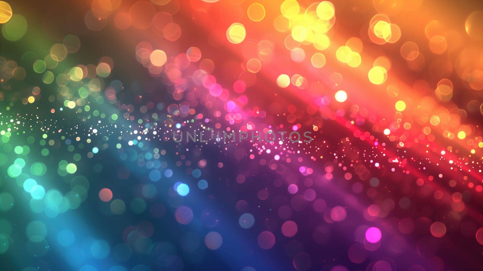 Vibrant Rainbow Glitter Sparkling to Celebrate LGBT Pride by TRMK