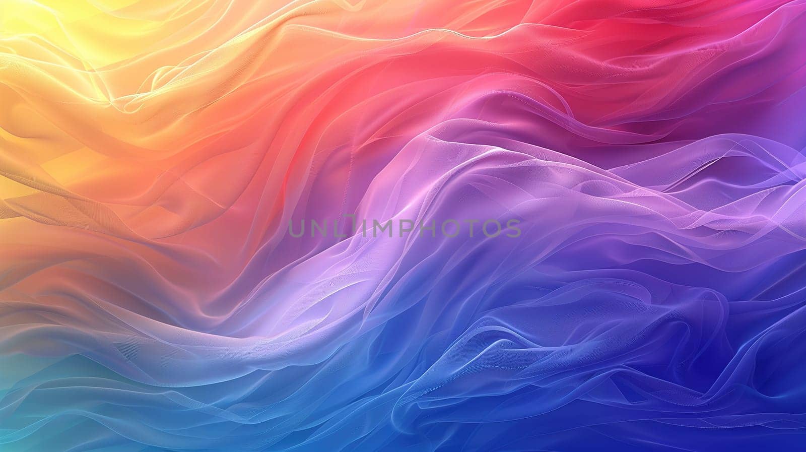 Vibrant Multicolored Background With Wavy Lines by TRMK