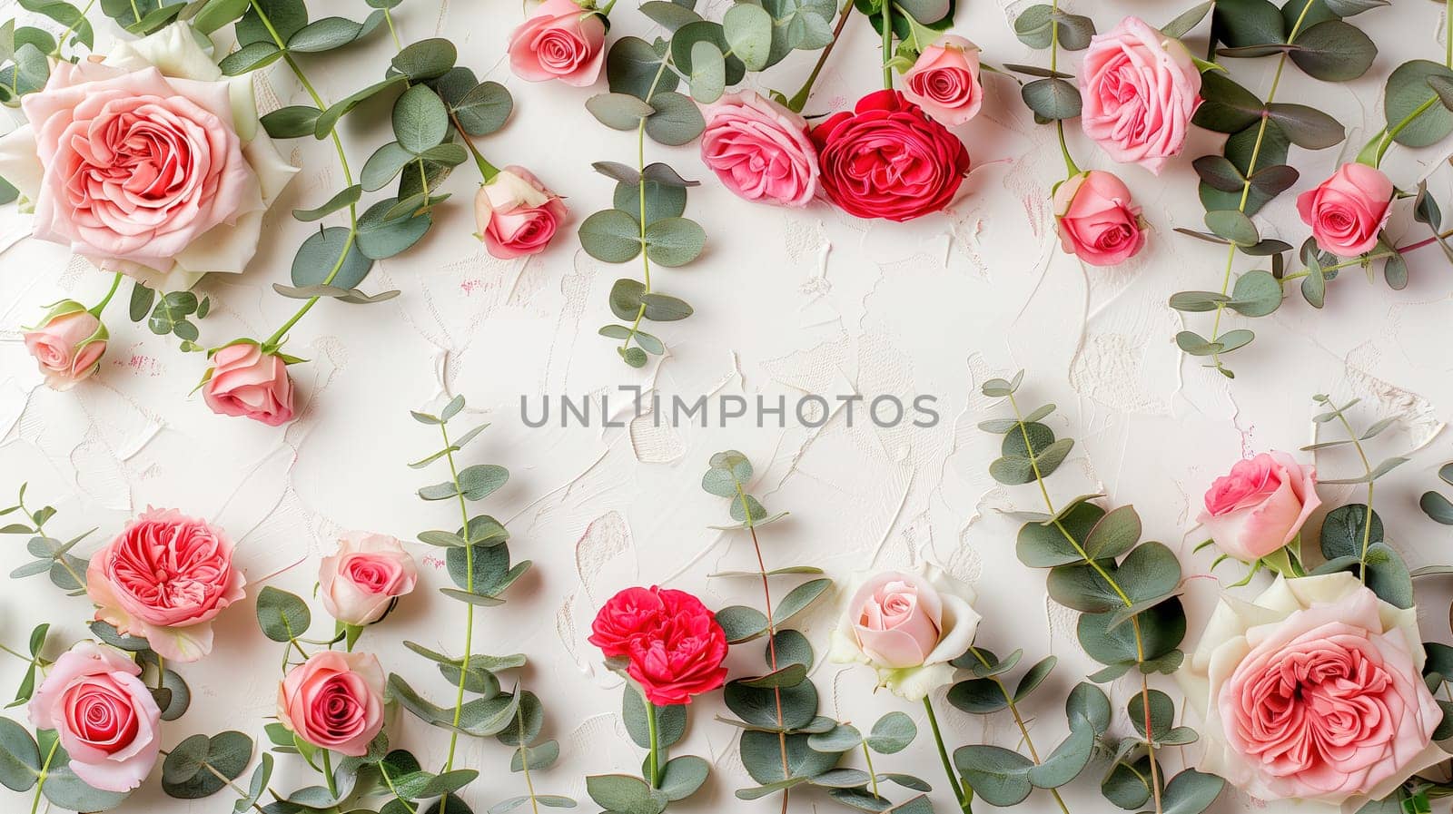 Bunch of Flowers Hanging on Wall by TRMK