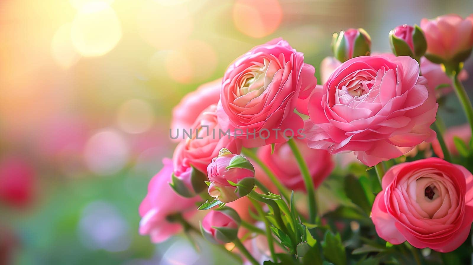 Pink Flowers in a Vase by TRMK