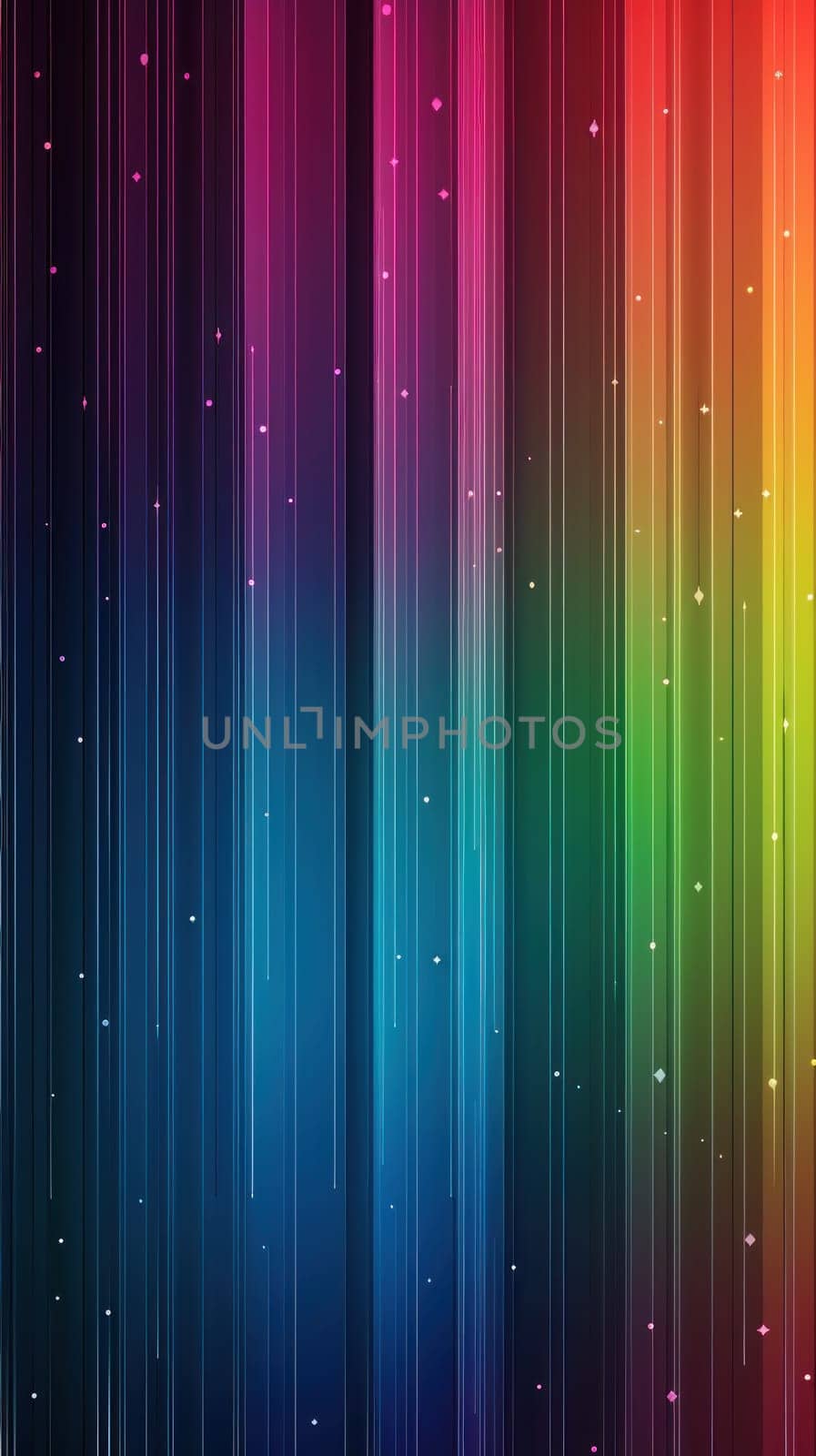 A colorful rainbow stripe with a rainbow background by golfmerrymaker