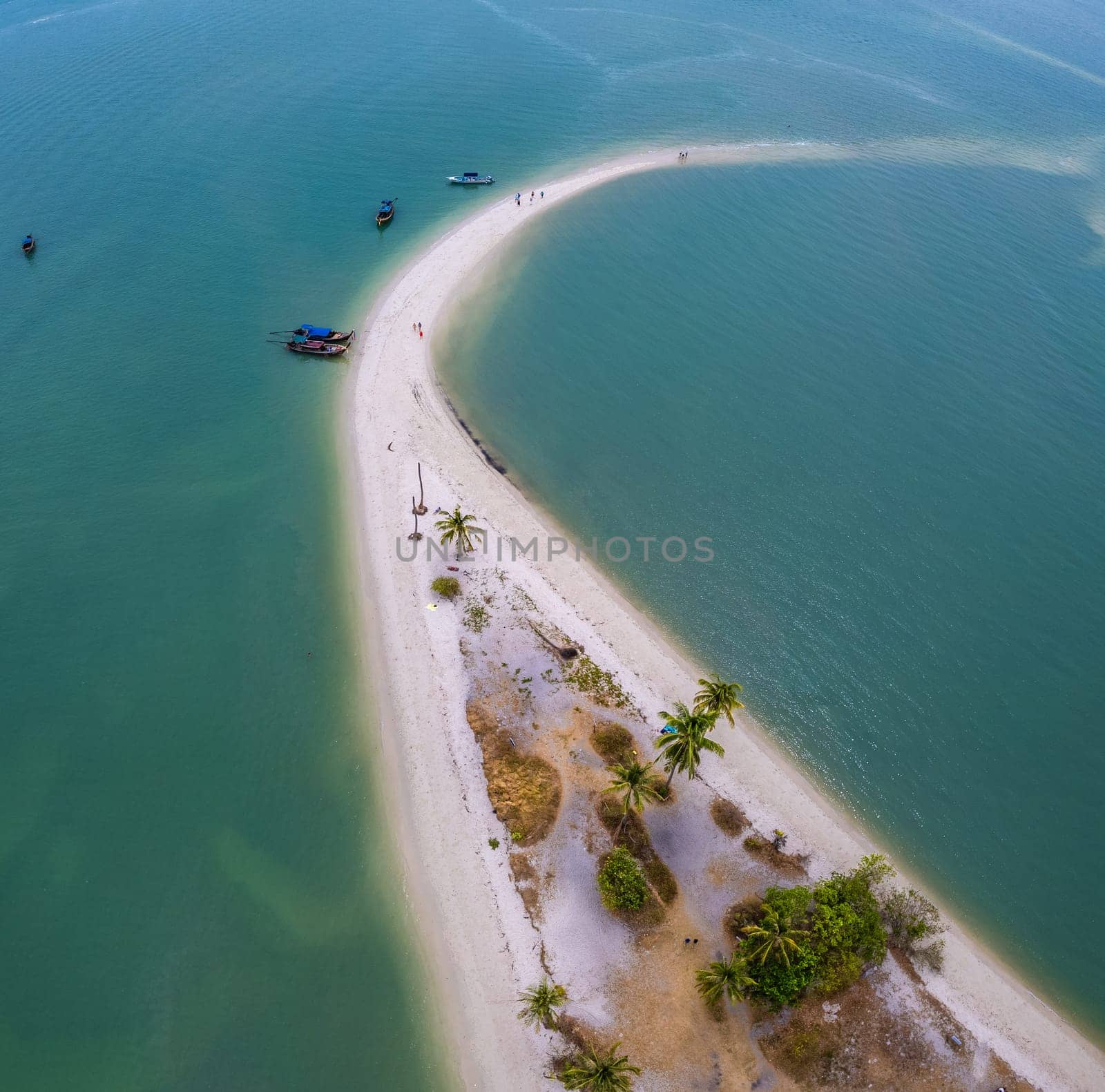 Aerial view of Laem Haad Beach in koh yao yai, Phang Nga, Thailand by worldpitou