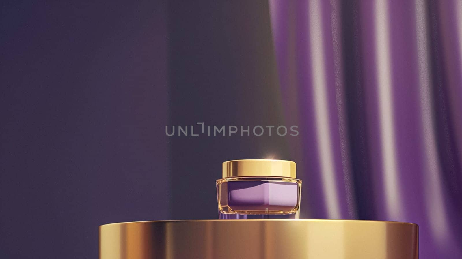 Face cream moisturiser, skincare and bodycare product on purple background, spa and organic beauty cosmetics for natural skin care routine