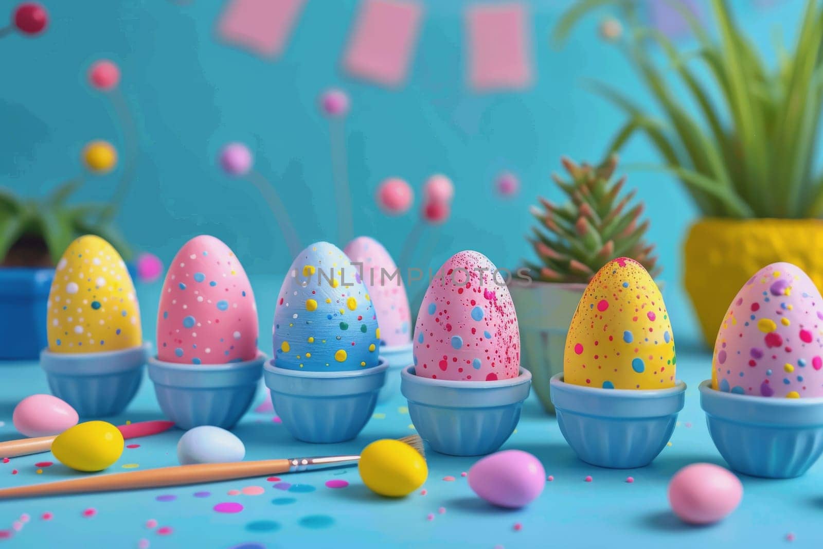 easter eggs day, DIY craft kit for painted eggs on Sun, Mar 31, 2024