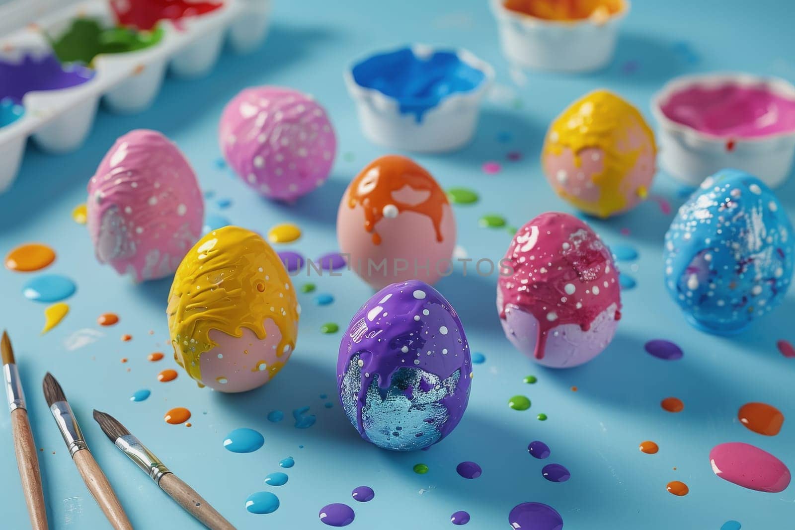 easter eggs day, DIY craft kit for painted eggs on Sun, Mar 31, 2024