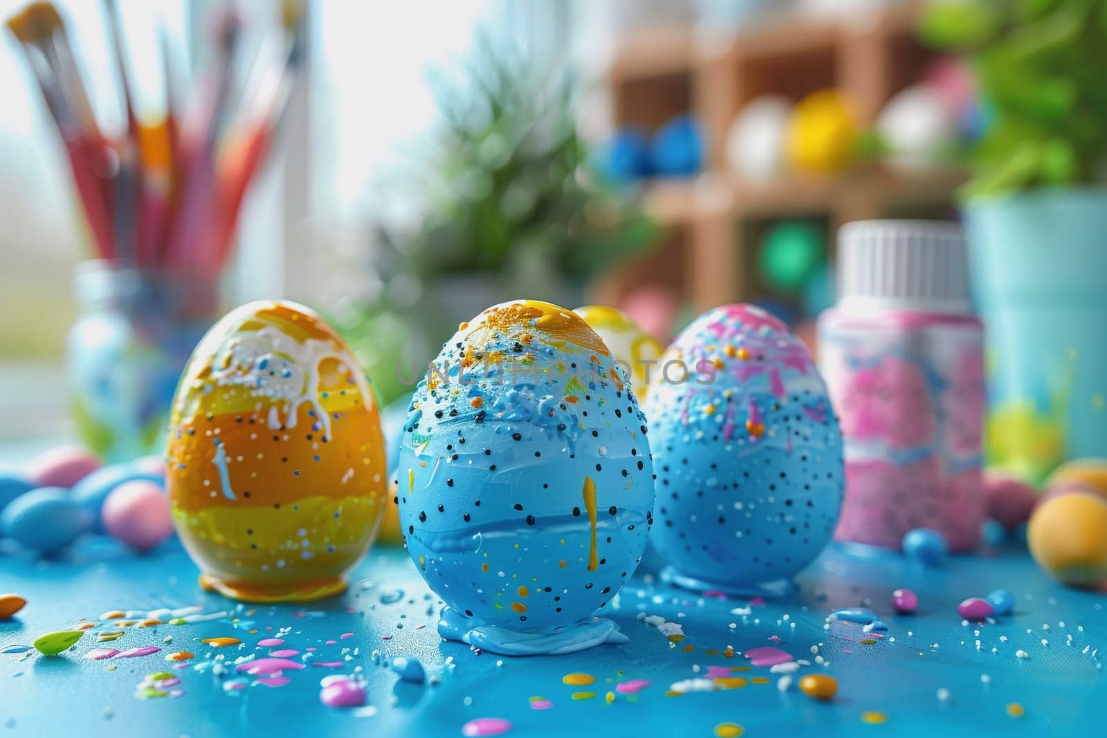 easter eggs day, DIY craft kit for painted eggs on Sun, Mar 31, 2024