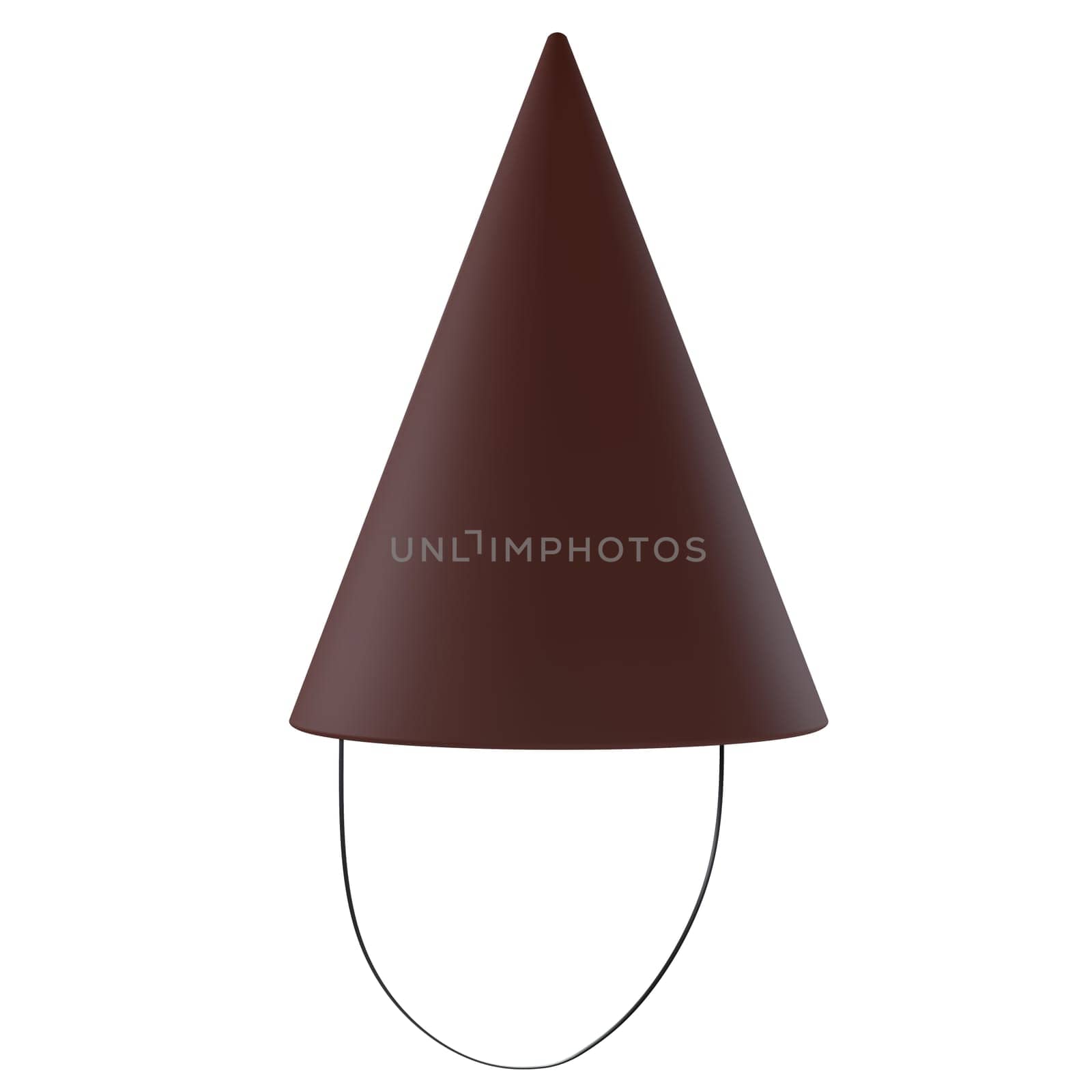 Party Hat isolated on white background. High quality 3d illustration