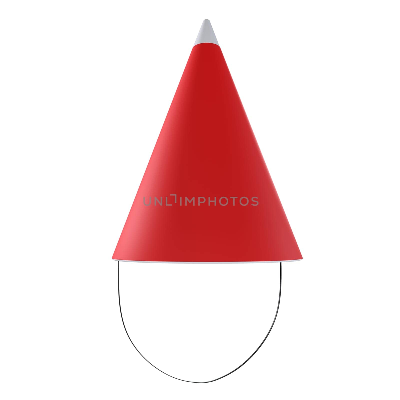 Party Hat isolated on white background. High quality 3d illustration