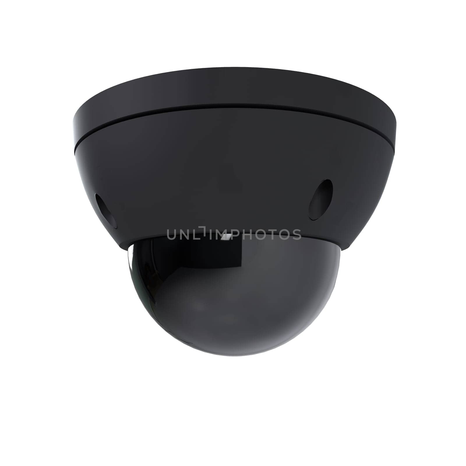 Security Camera isolated on white background. High quality 3d illustration