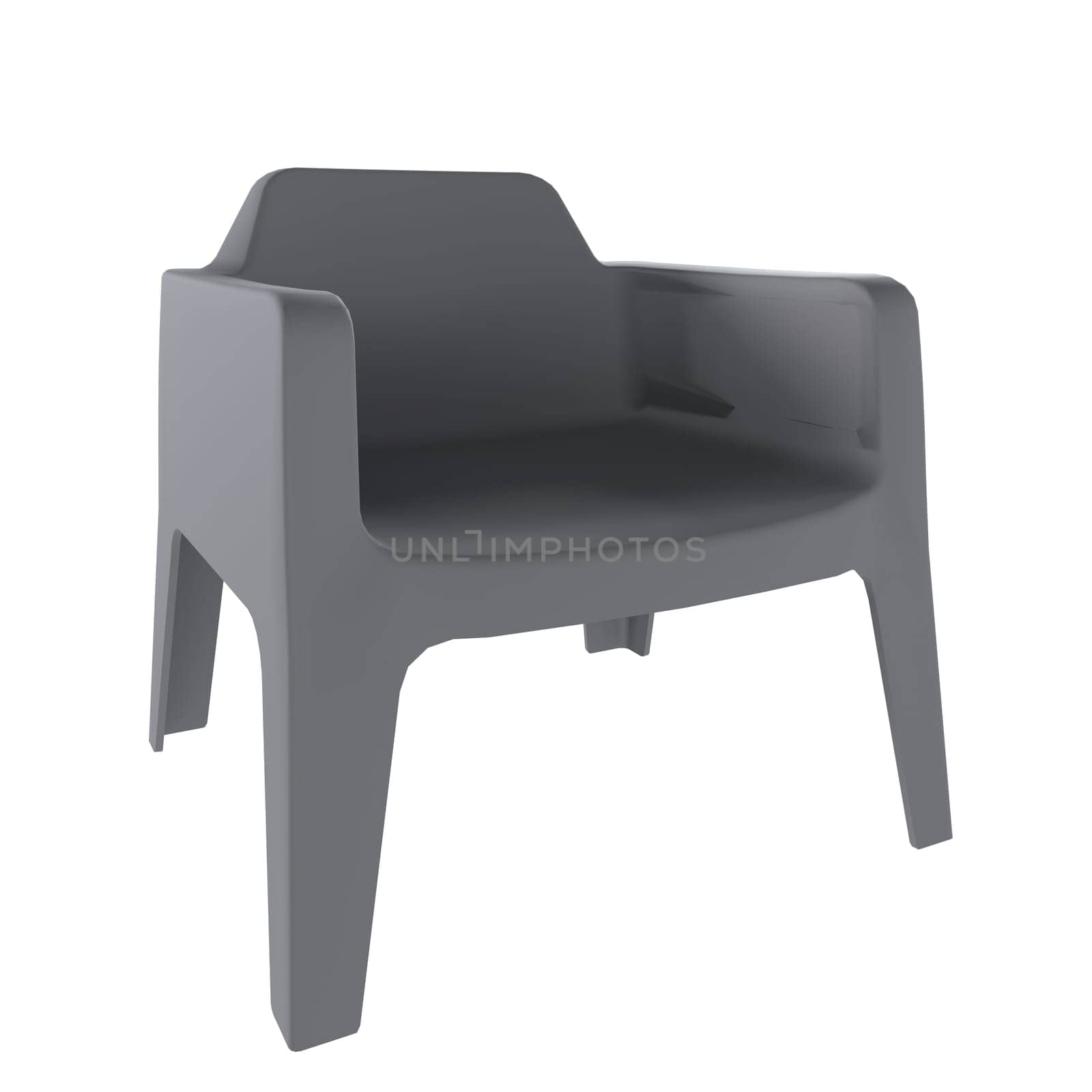 Mini Chair isolated on white background. High quality 3d illustration